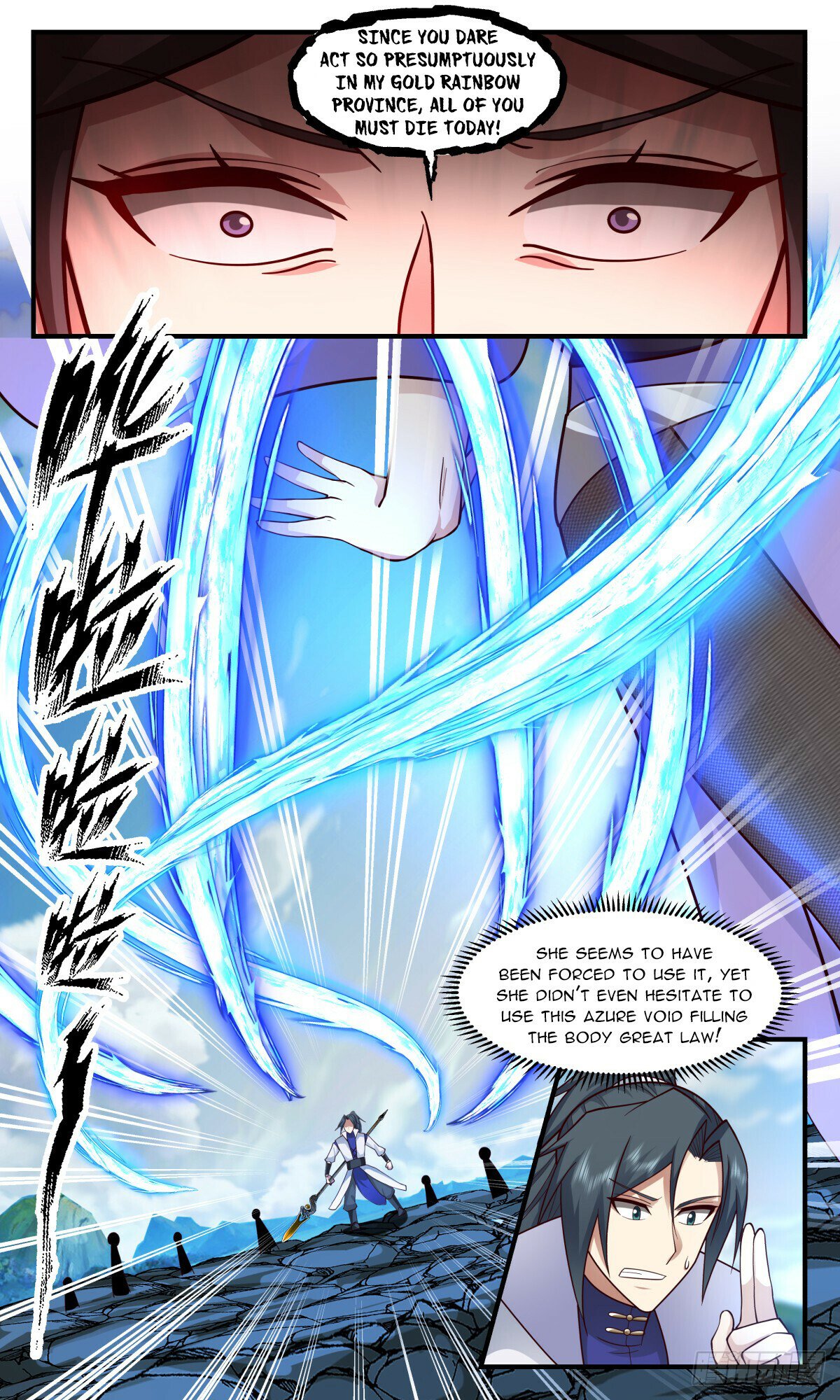Martial Peak Chapter 2802 page 10 - Chapter 2802: Azure Void Filling The Body Great Law