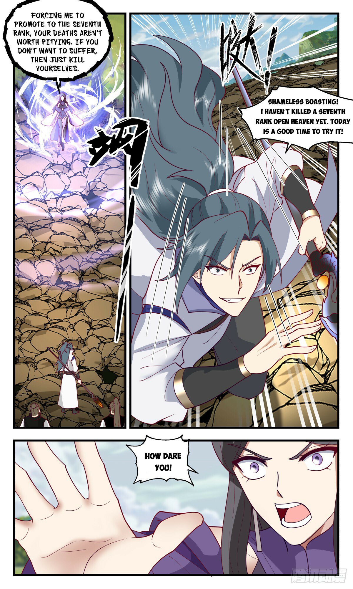 Martial Peak Chapter 2802 page 2 - Chapter 2802: Azure Void Filling The Body Great Law