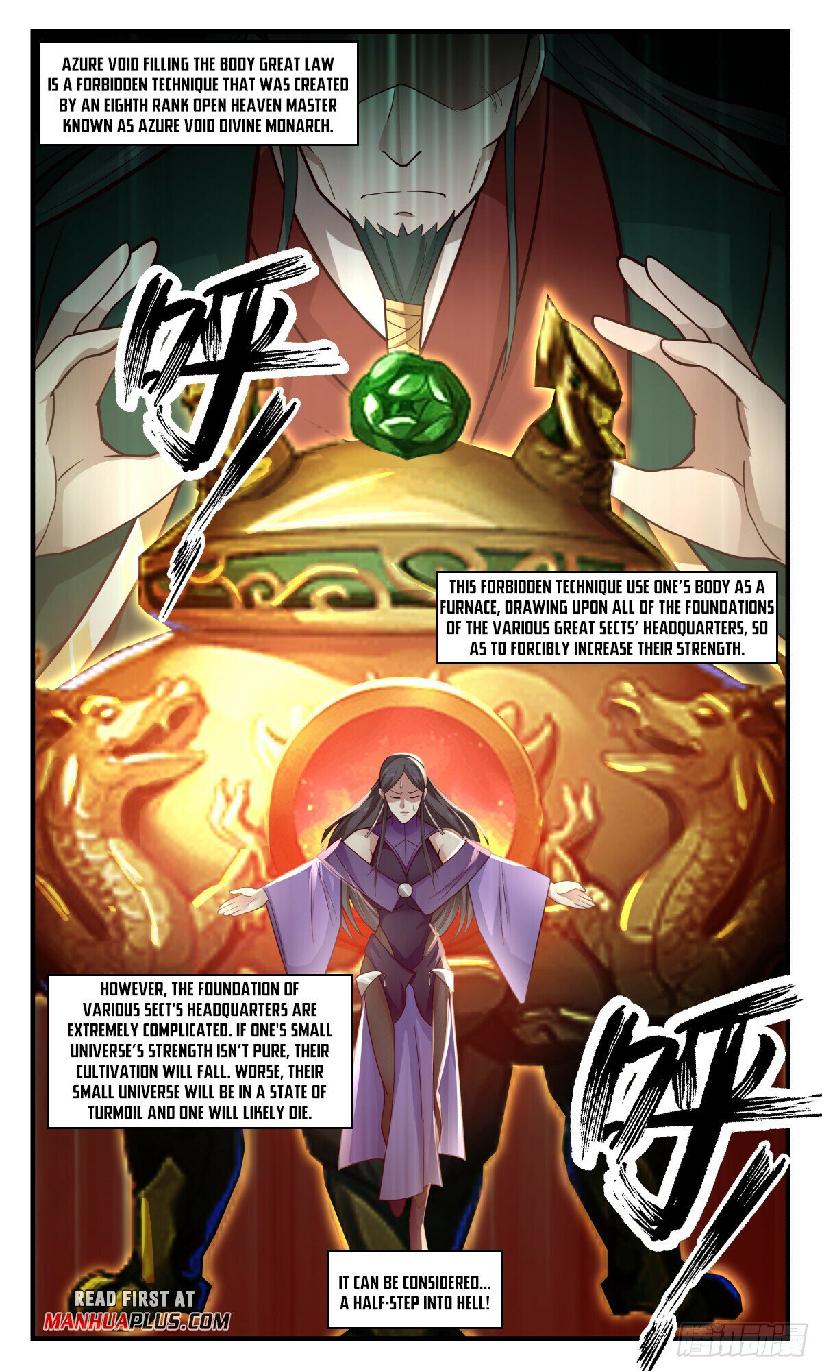 Martial Peak Chapter 2802 page 9 - Chapter 2802: Azure Void Filling The Body Great Law