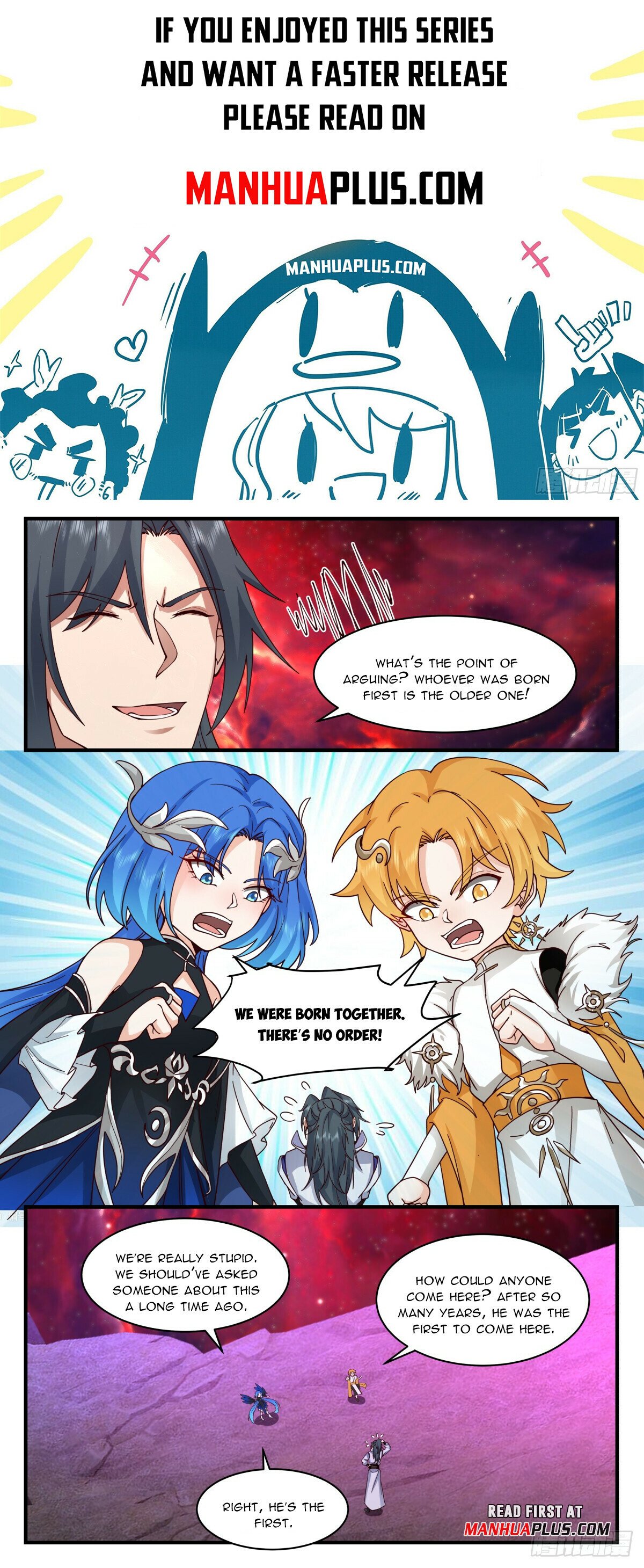 Martial Peak Chapter 2970 page 1 - Chapter 2970: Big Brother Yellow And Big Sister Blue