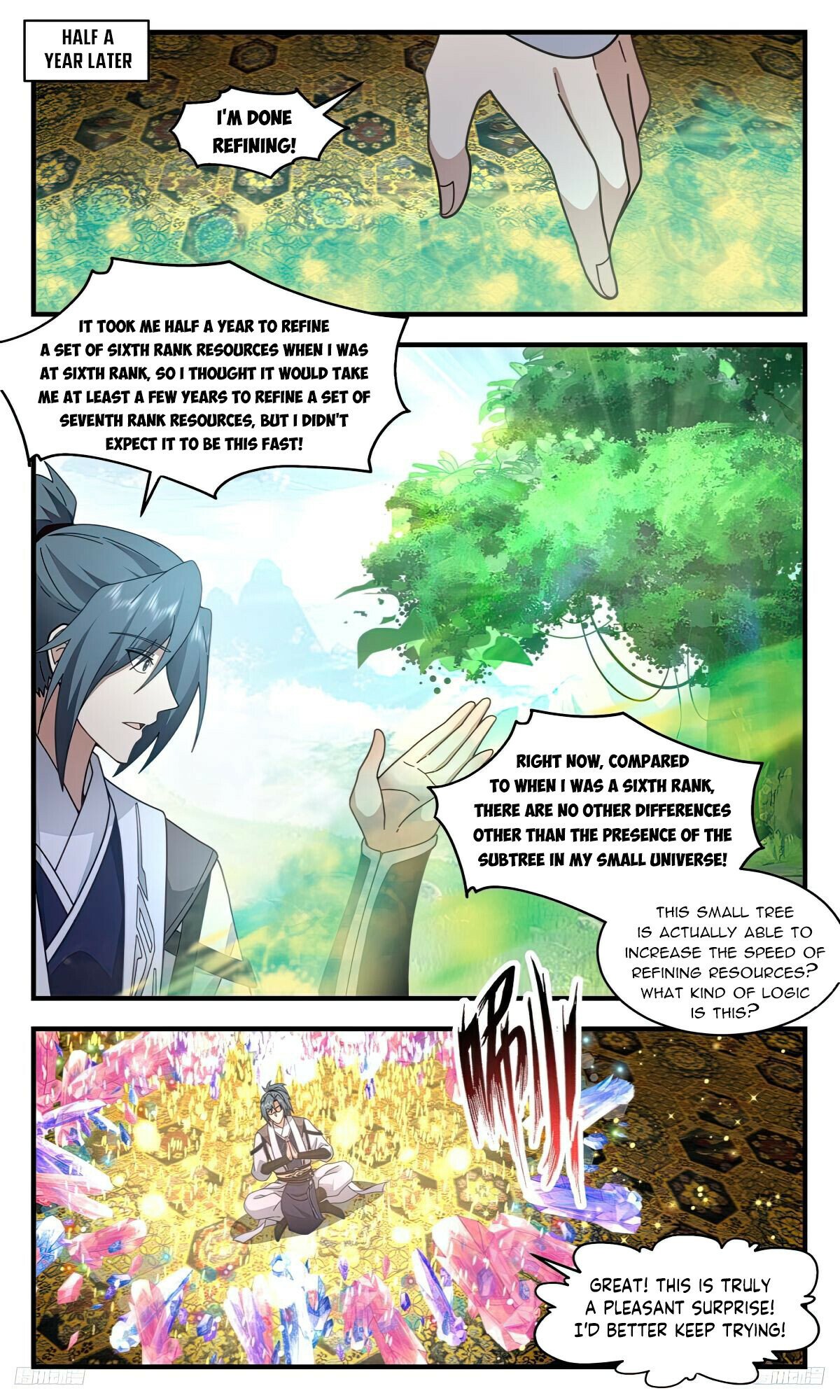 Martial Peak Chapter 3100 page 4 - Chapter 3100: Offering The World Spring