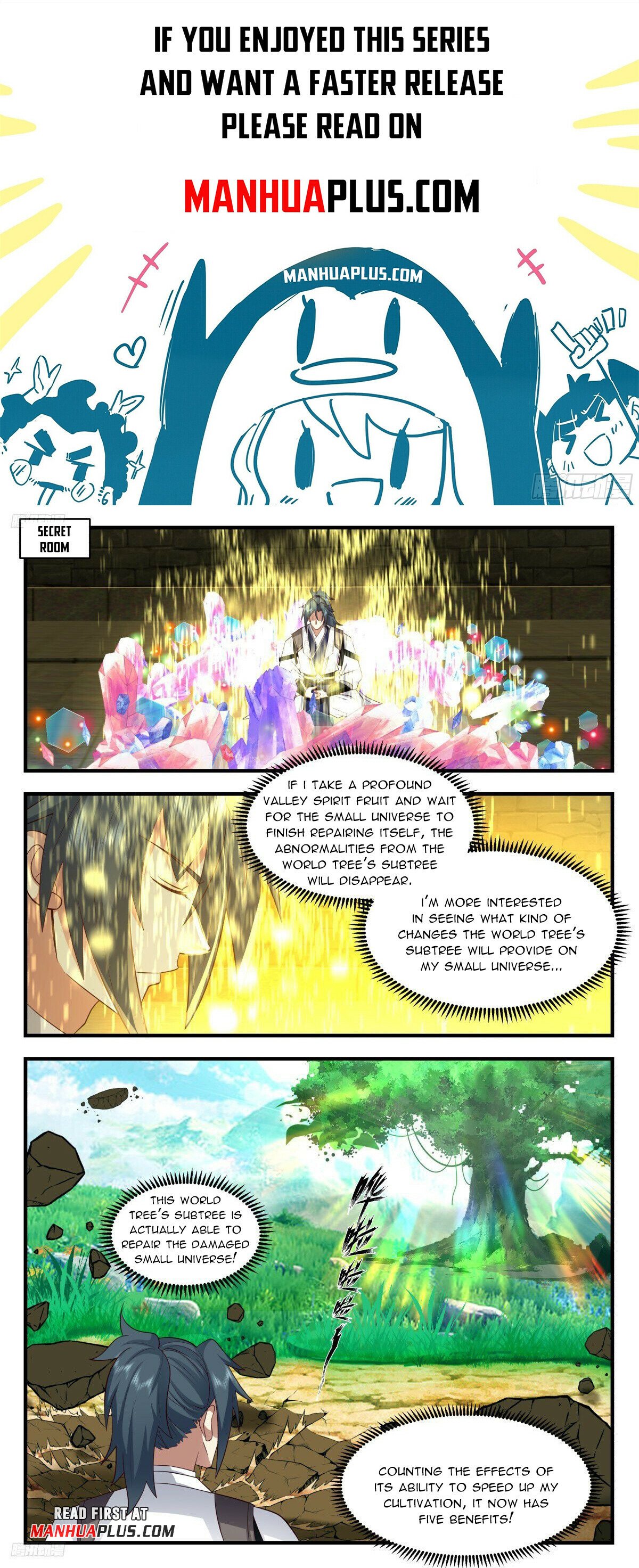 Martial Peak Chapter 3101 page 1 - Chapter 3101: Five Benefits Of The World Tree's Subtree