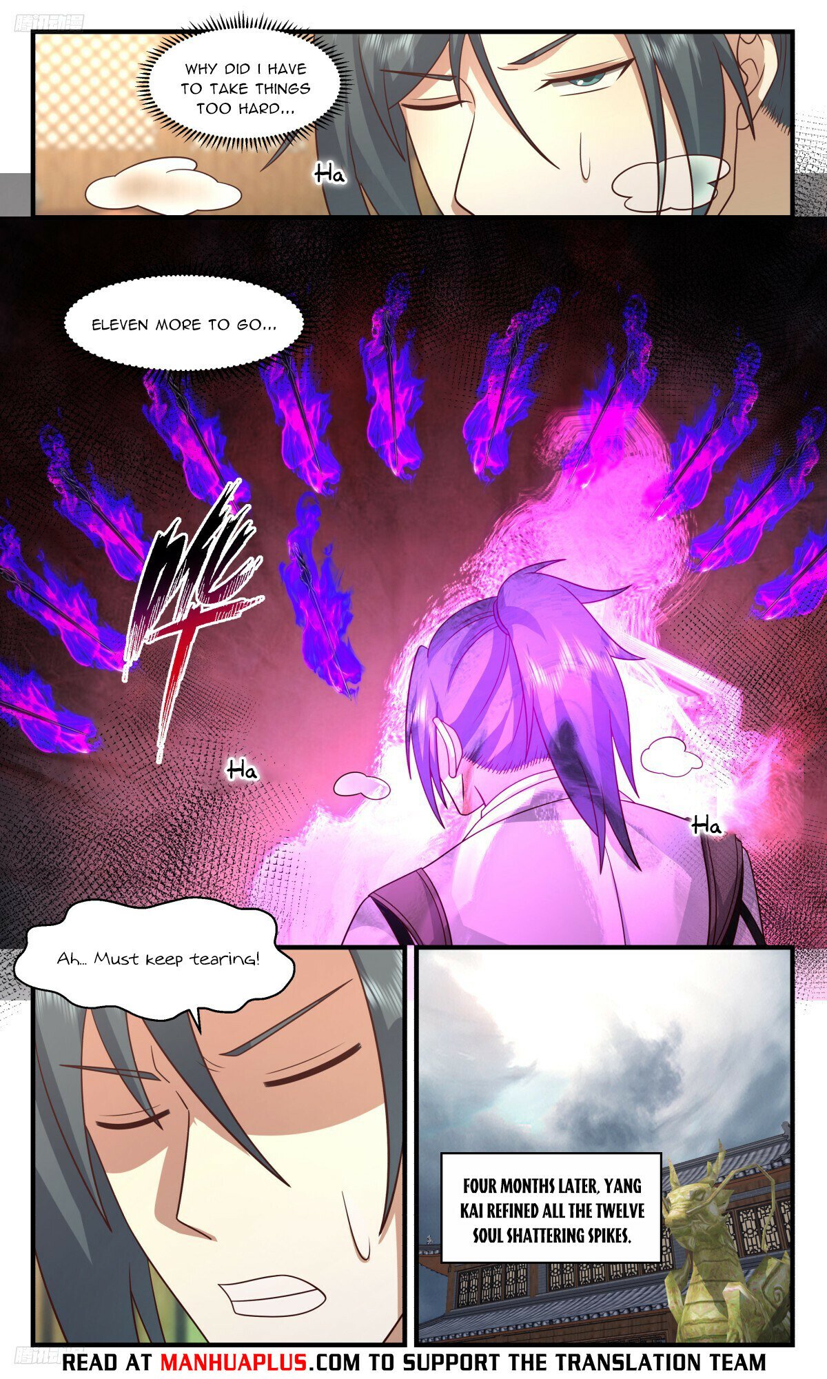 Martial Peak Chapter 3206 page 8 - Chapter 3206: Refining The Twelve Soul Shattering Spikes