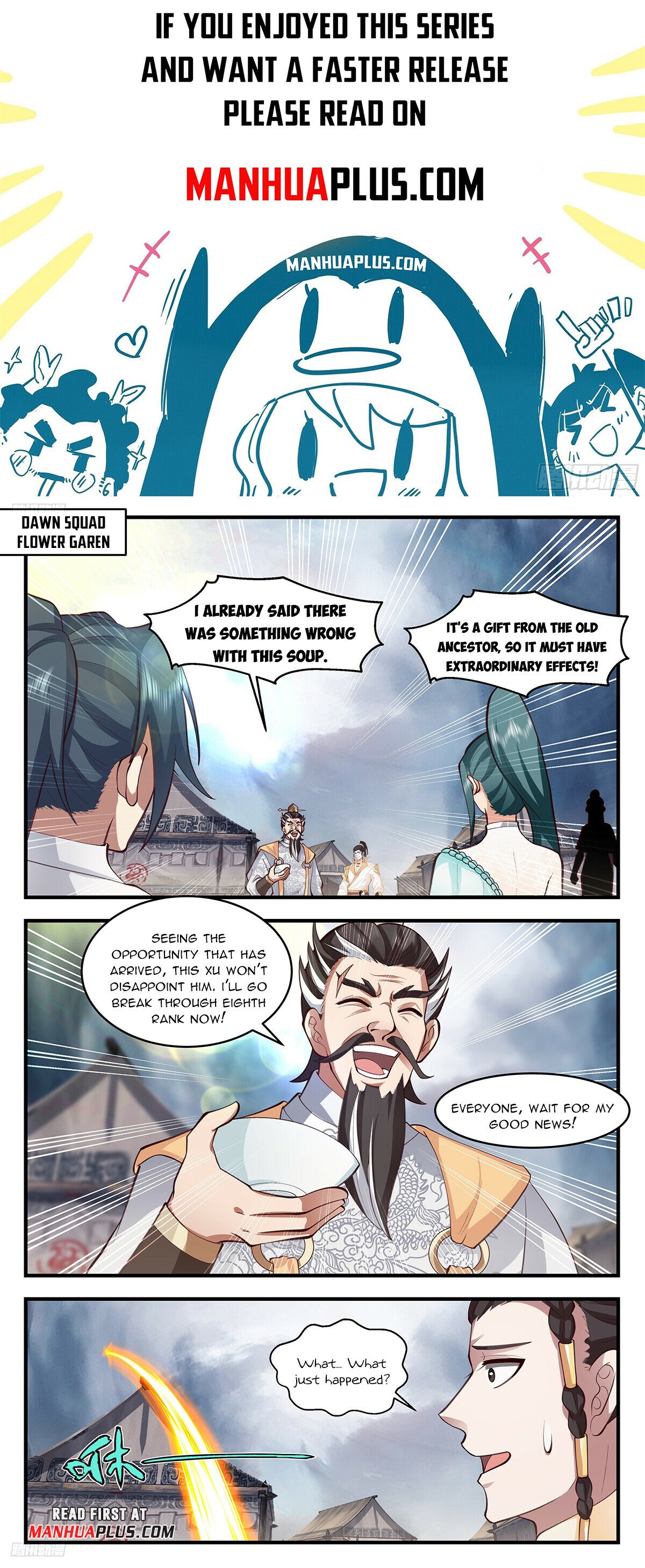 Martial Peak Chapter 3216 page 1 - Chapter 3216: A Mouthful Of Meat Gave Us Two Eighth Ranks