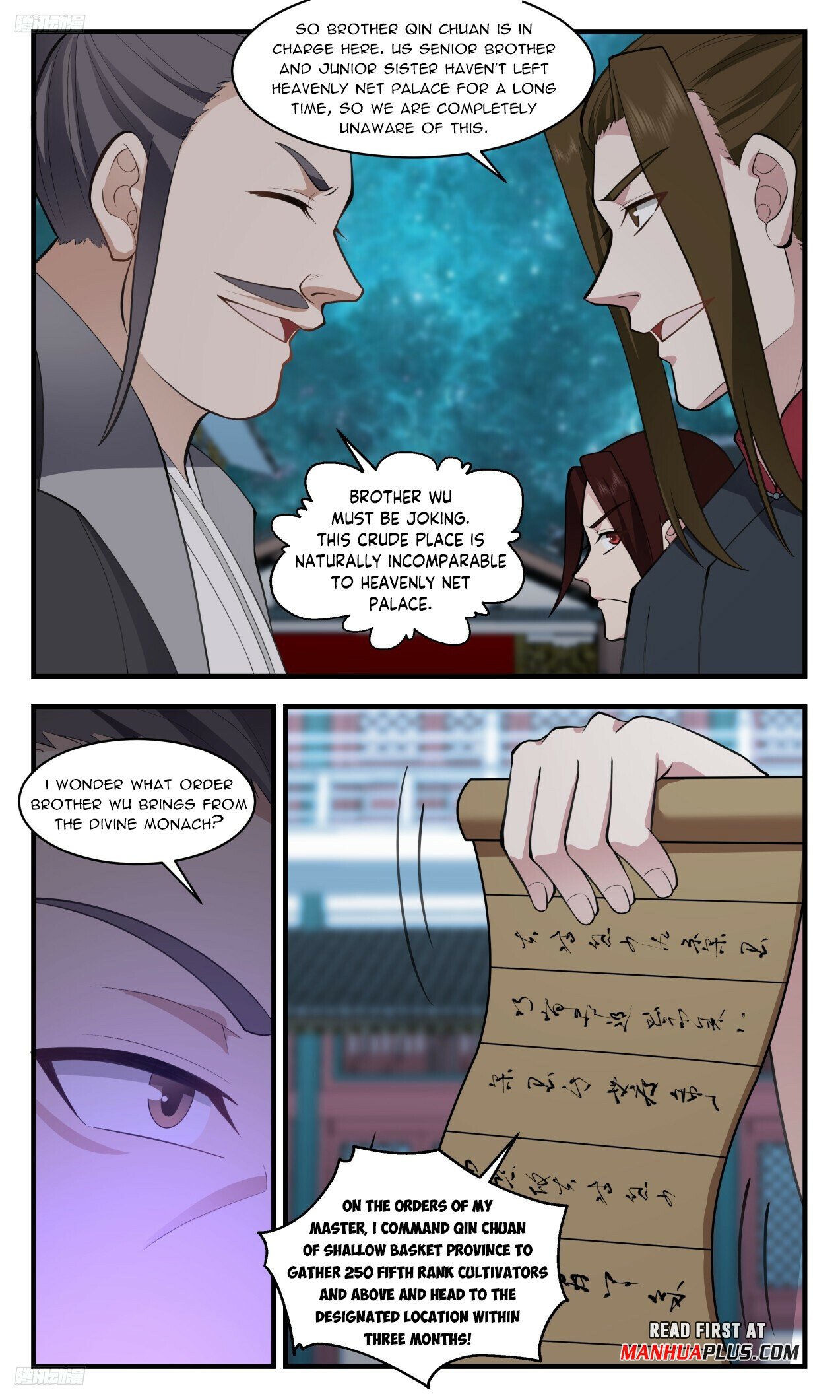 Martial Peak Chapter 3312 page 4 - Chapter 3312: So you're an Ink Disciple!