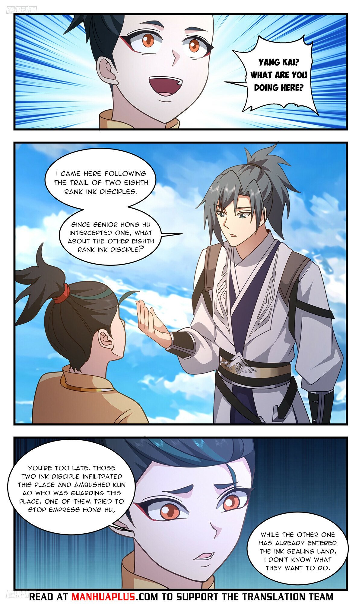 Martial Peak Chapter 3315 page 4 - Chapter 3315: The Aura Of An Eighth Rank