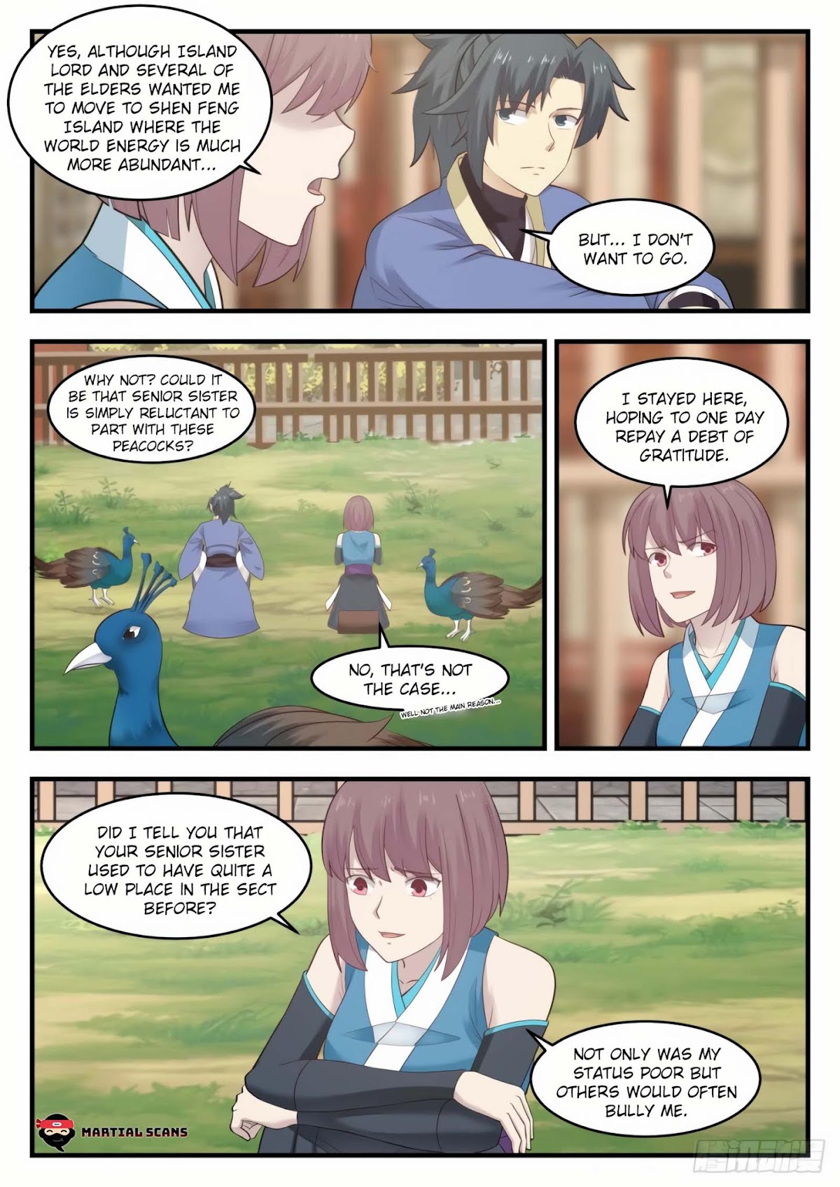Martial Peak Chapter 564 page 10 - Chapter 564: The Girl Who Takes Care of the Peacocks