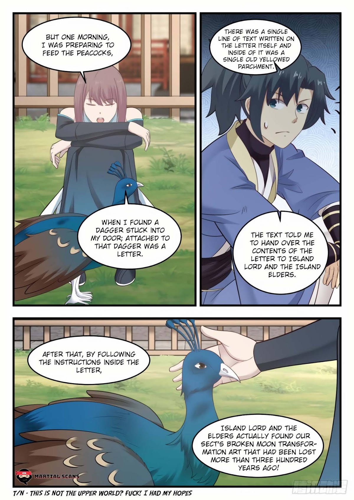 Martial Peak Chapter 564 page 11 - Chapter 564: The Girl Who Takes Care of the Peacocks