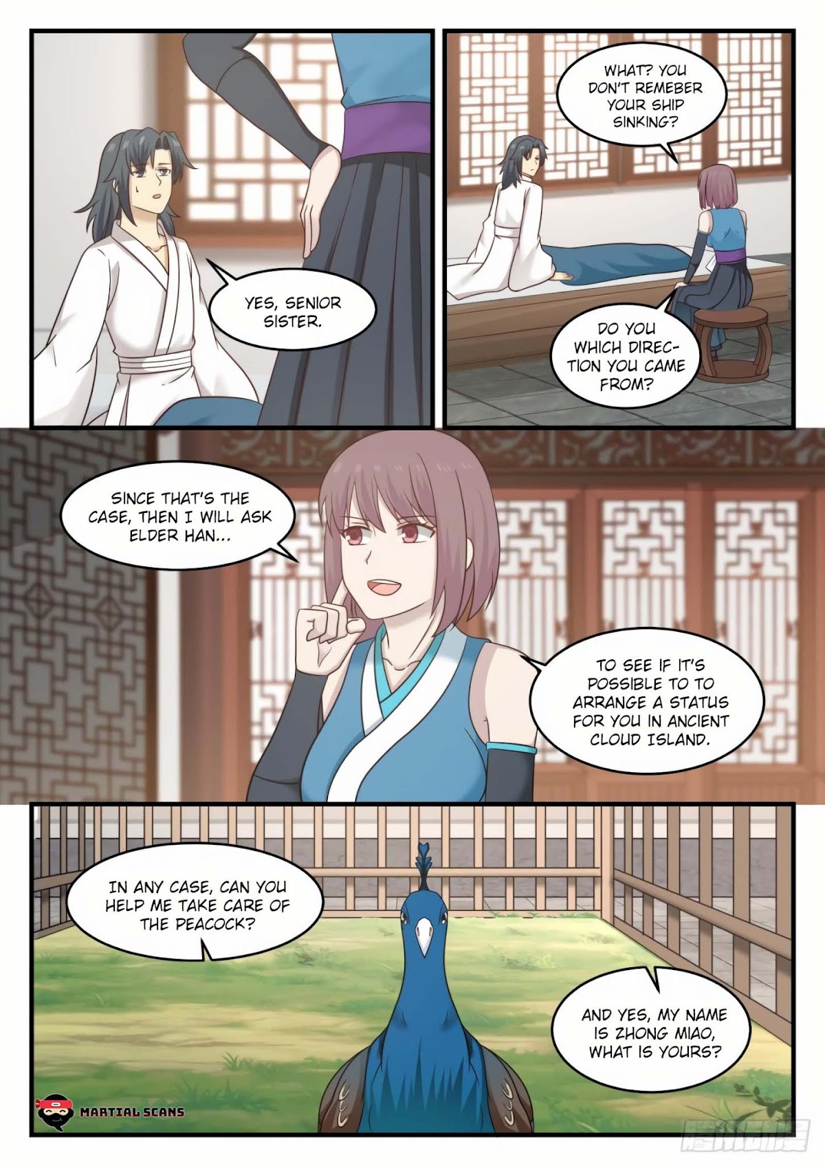 Martial Peak Chapter 564 page 8 - Chapter 564: The Girl Who Takes Care of the Peacocks