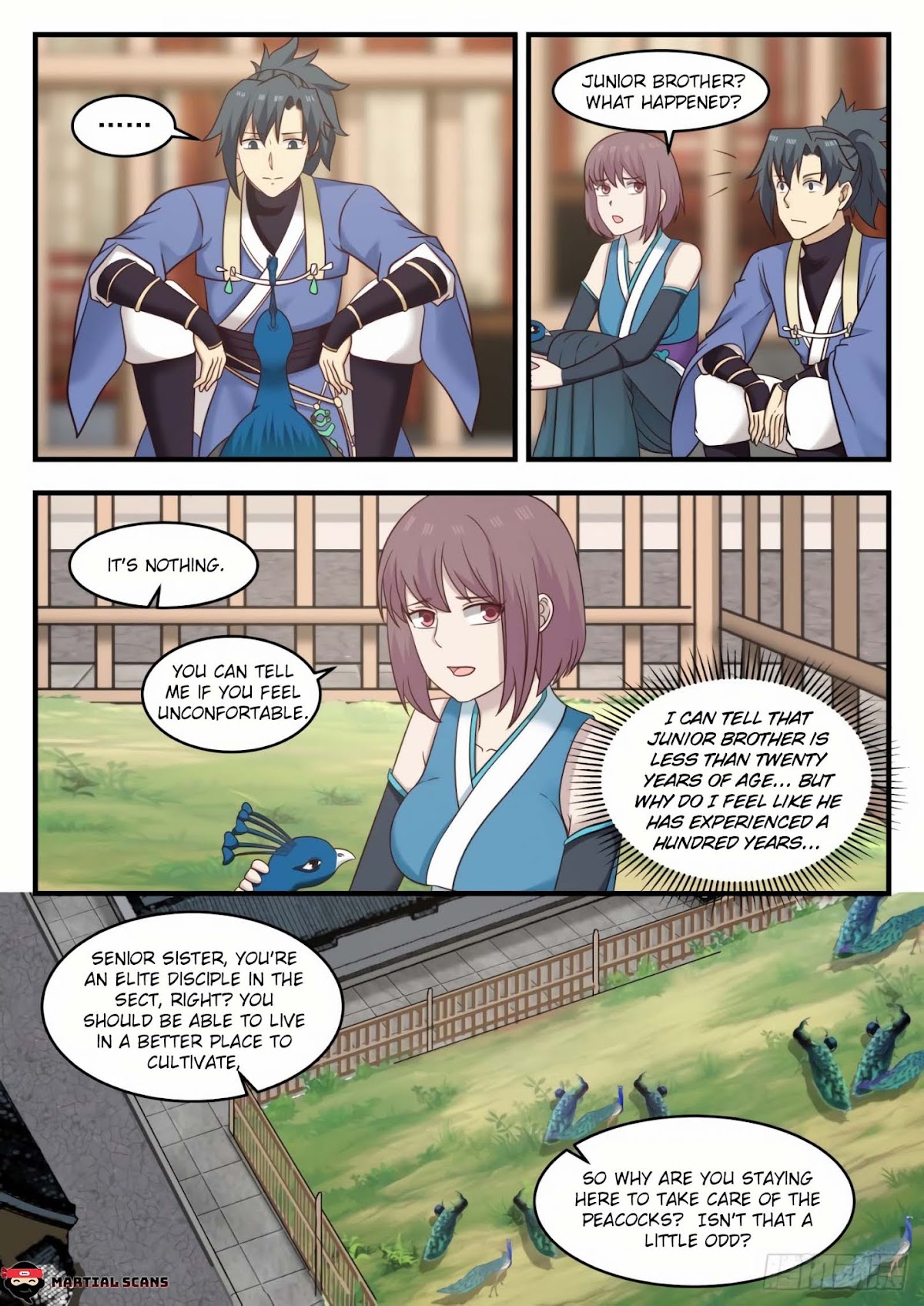 Martial Peak Chapter 564 page 9 - Chapter 564: The Girl Who Takes Care of the Peacocks