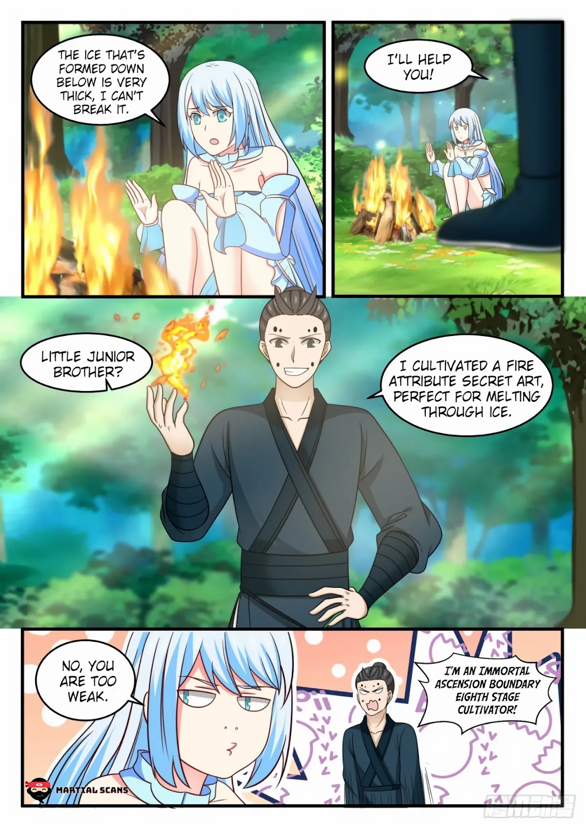 Martial Peak Chapter 589 page 4 - Chapter 589 - Ice Flame Star Sand