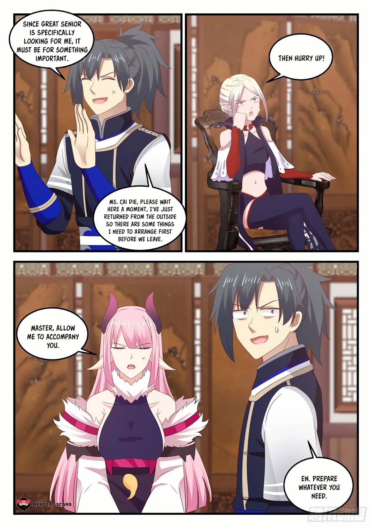 Martial Peak Chapter 751 page 4 - Chapter 751: Cai Die's Visit