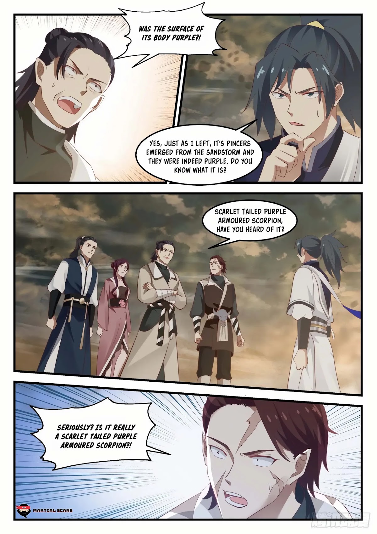Martial Peak Chapter 973 page 13 - Chapter 973: Scarlet Tailed Purple Armoured Scorpion
