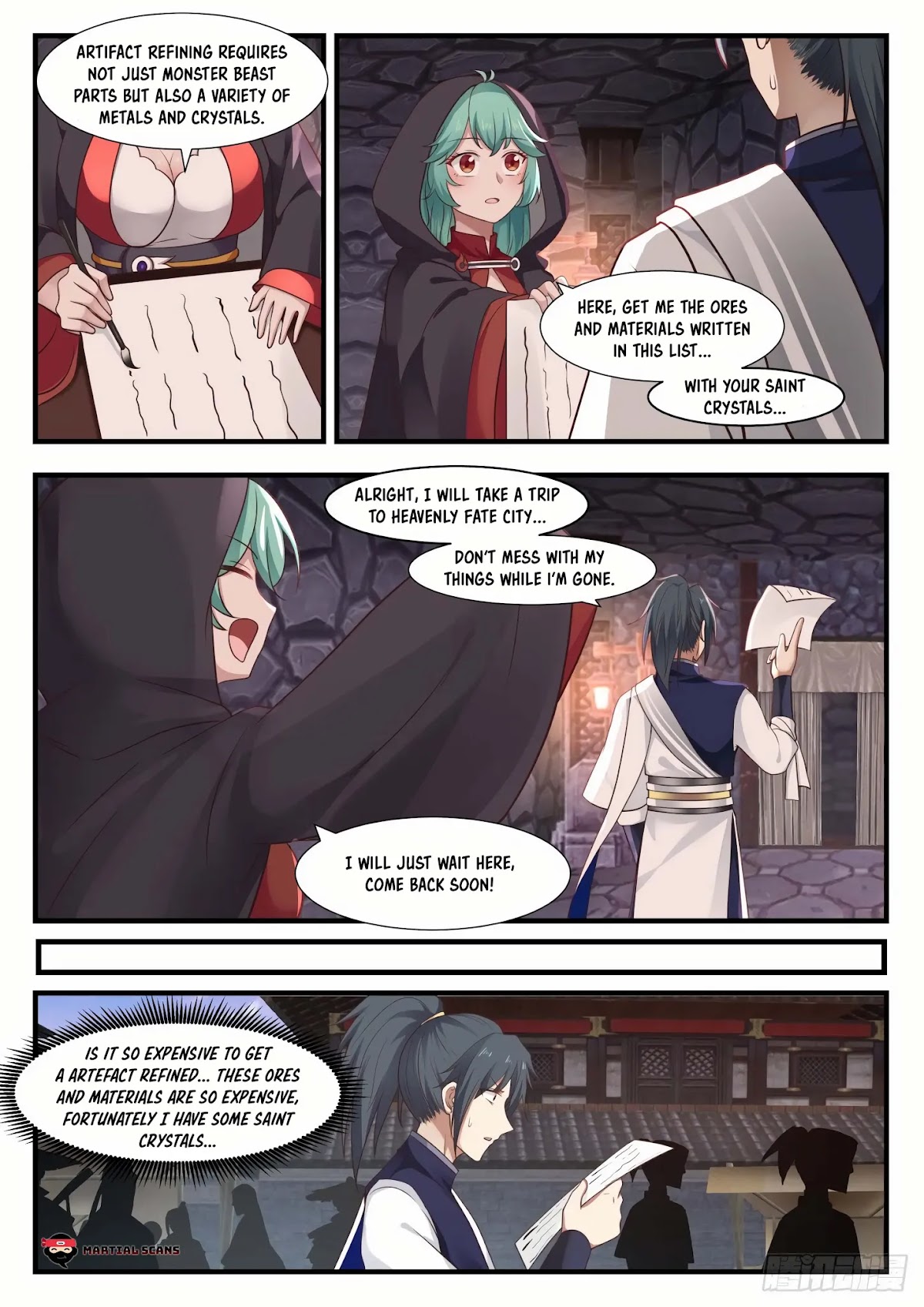 Martial Peak Chapter 995 page 4 - Chapter 995: I'll wait for the good news!