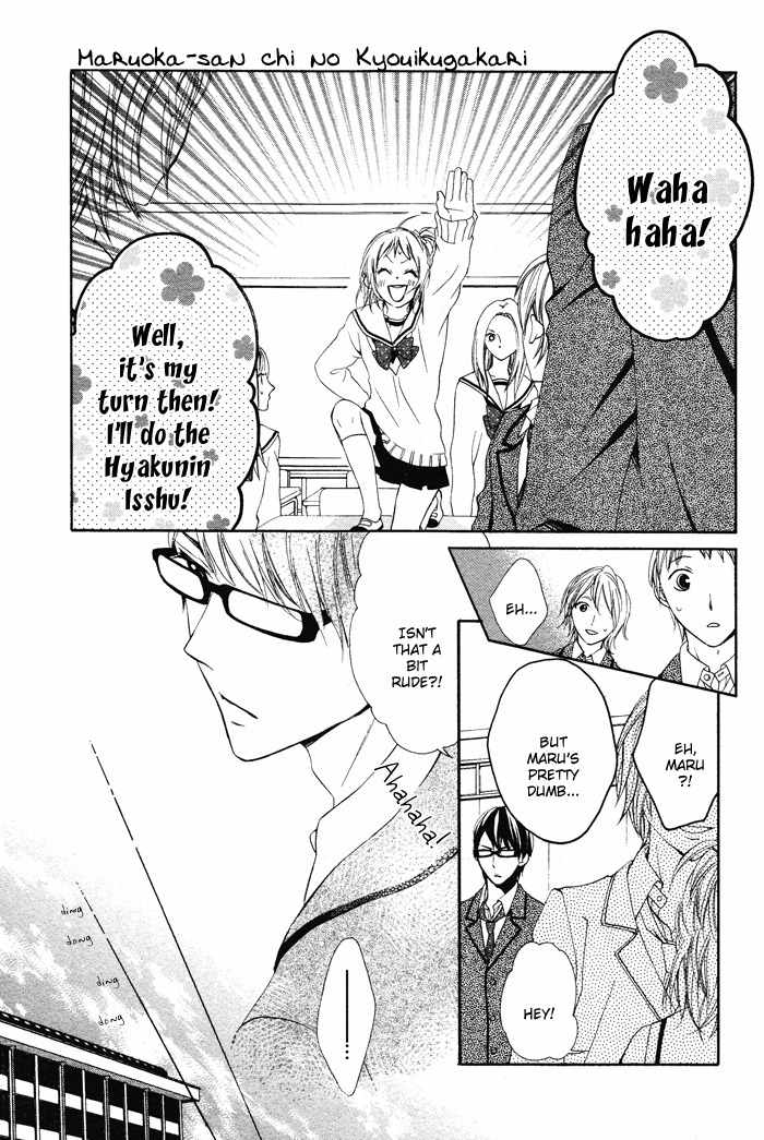 Maruoka-san Chi no Kyouikugakari Chapter 2 page 14 - Chapter 2