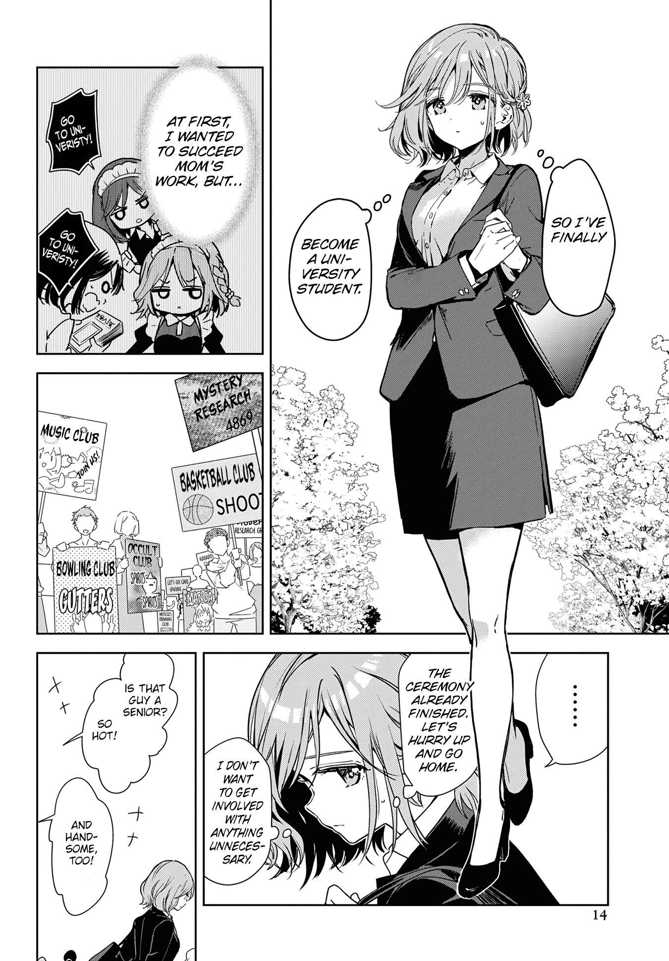 Masamune-kun no Revenge: Engagement Chapter 1 page 10 - Chapter 1: Masamune-senpai and a dangerous freshman