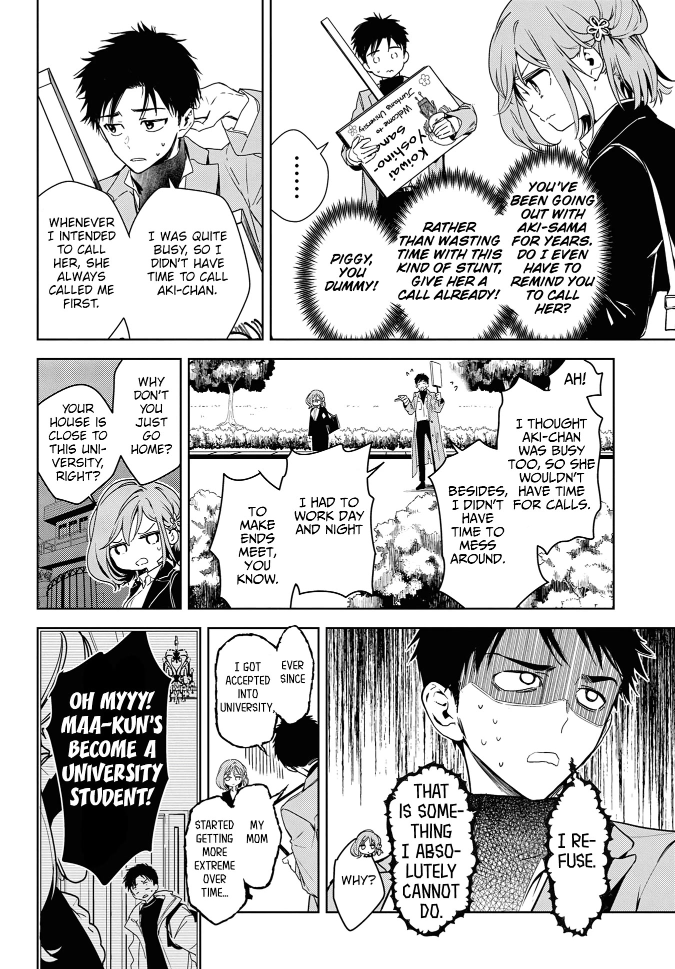 Masamune-kun no Revenge: Engagement Chapter 1 page 16 - Chapter 1: Masamune-senpai and a dangerous freshman