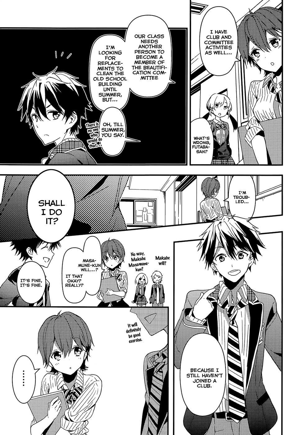Masamune-kun no Revenge Chapter 3 page 15 - Chapter 3 : The Simple Job of Exchanging Addresses
