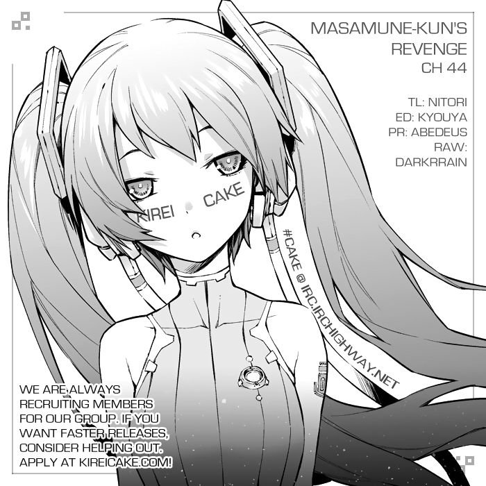 Masamune-kun no Revenge Chapter 44 page 35 - Chapter 44 : There Are Things You Must Also Not Realize