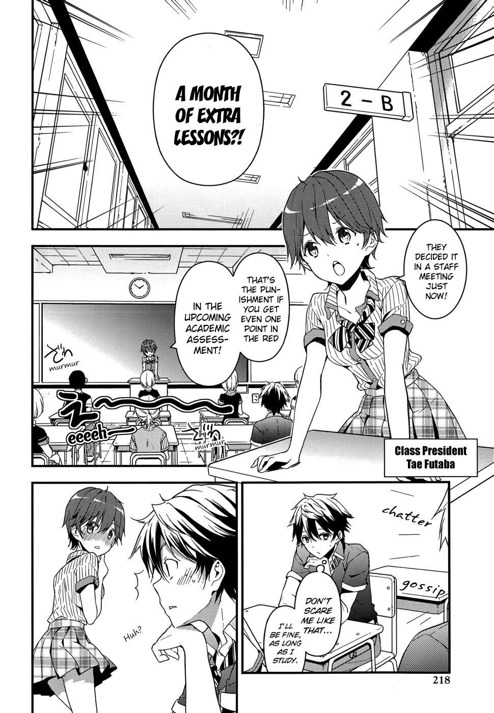 Masamune-kun no Revenge Chapter 5 page 4 - Chapter 5 : A Student's Duty Is To Study