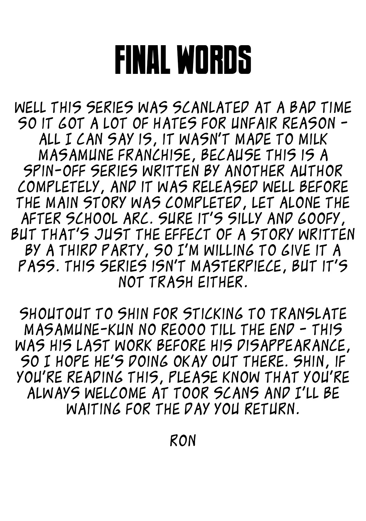 Masamune-kun's RE○○○ Chapter 12 page 11 - Chapter 12 [END]