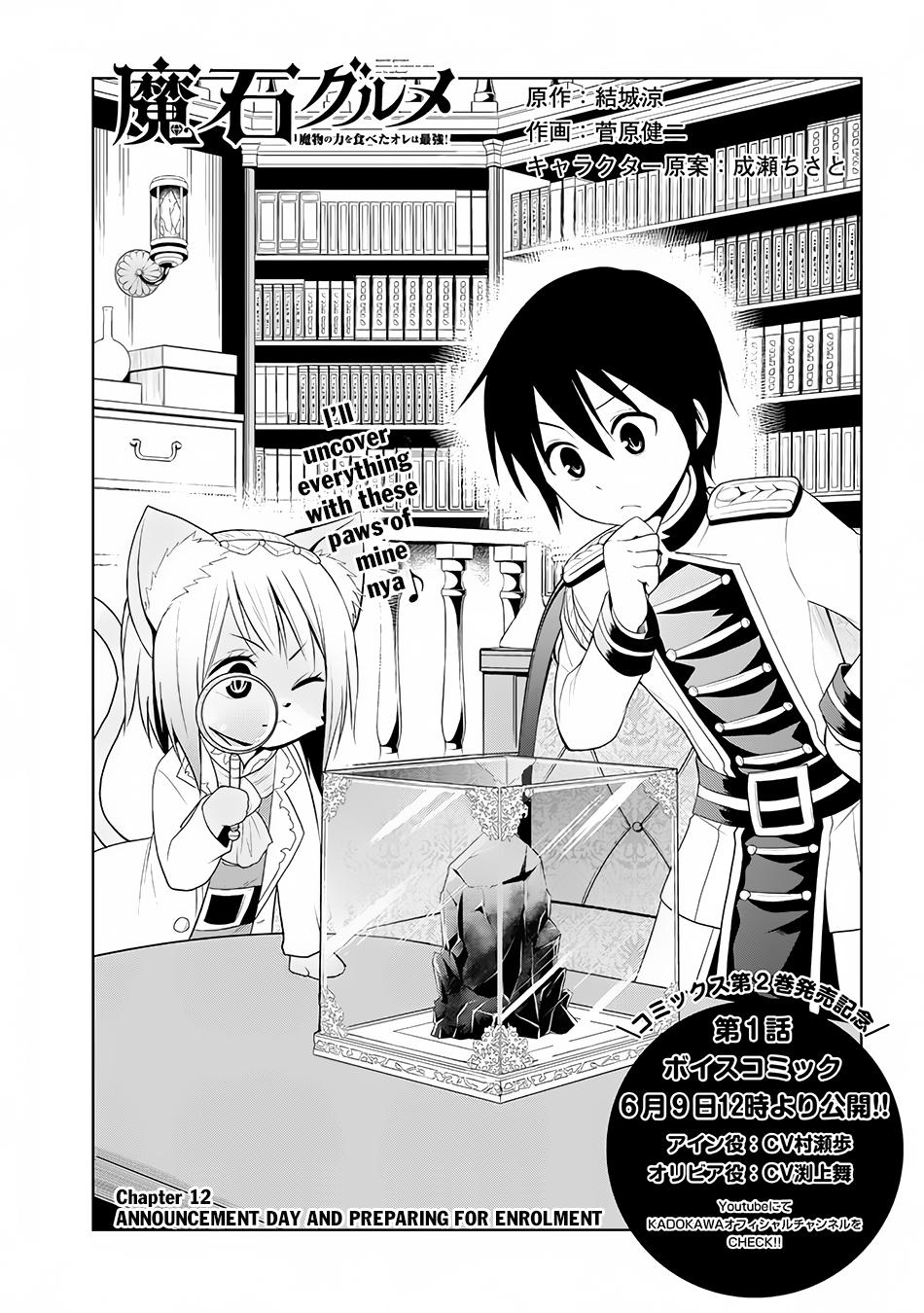 Maseki Gurume: Mamono no Chikara o Tabeta Ore wa Saikyou! Chapter 12 page 2 - Chapter 12