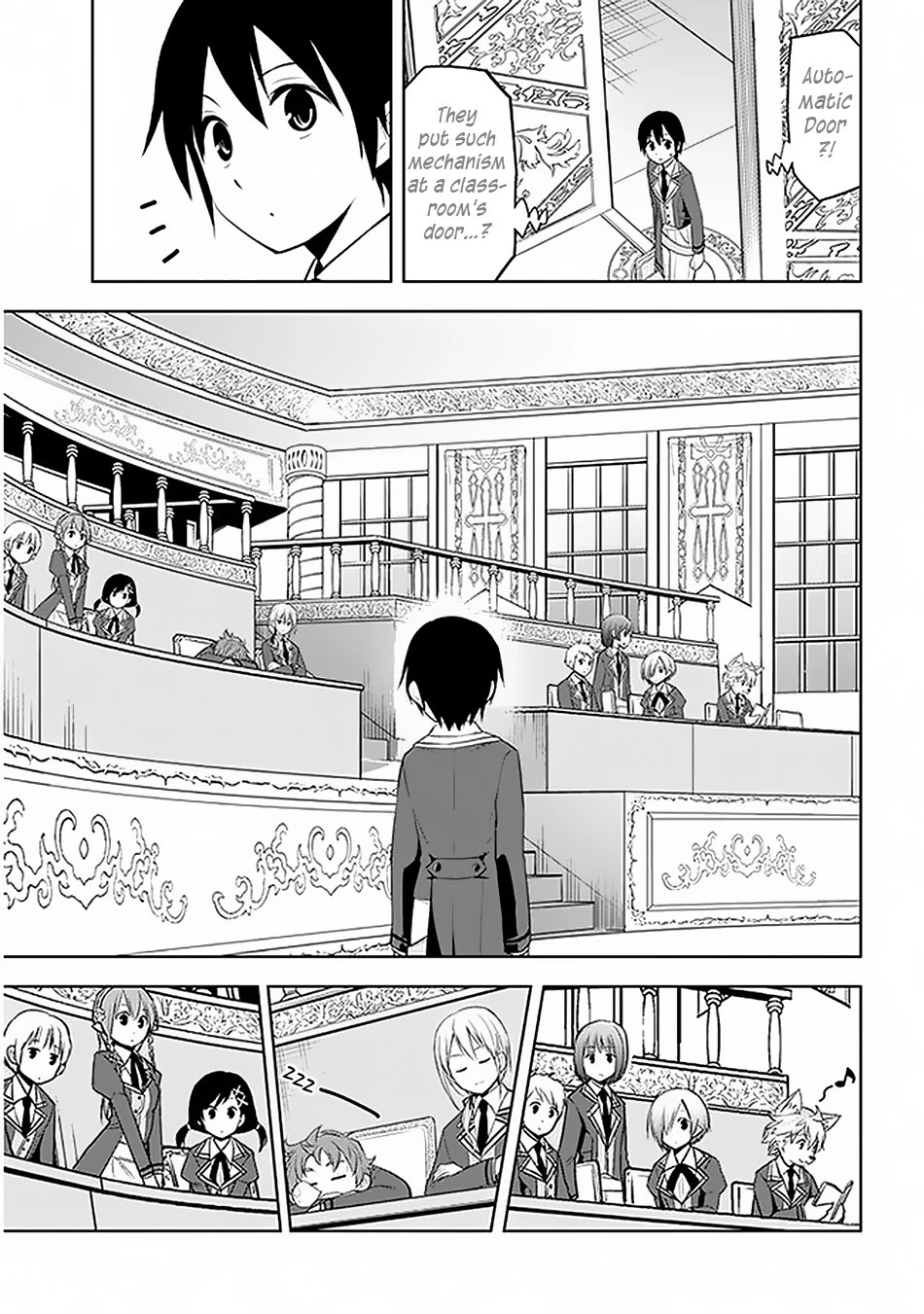 Maseki Gurume: Mamono no Chikara o Tabeta Ore wa Saikyou! Chapter 13 page 10 - Chapter 13: Bustling School Life