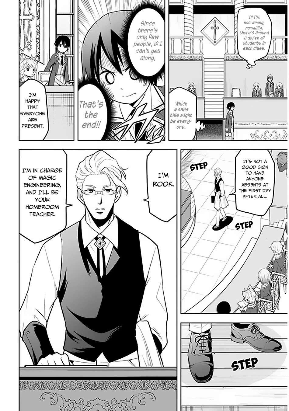 Maseki Gurume: Mamono no Chikara o Tabeta Ore wa Saikyou! Chapter 13 page 11 - Chapter 13: Bustling School Life