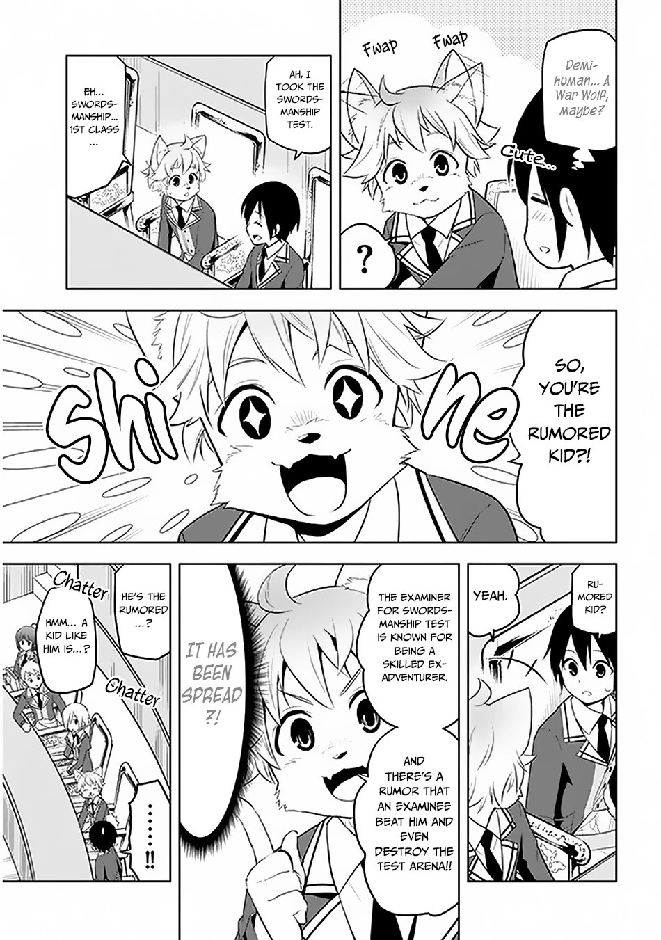 Maseki Gurume: Mamono no Chikara o Tabeta Ore wa Saikyou! Chapter 13 page 14 - Chapter 13: Bustling School Life