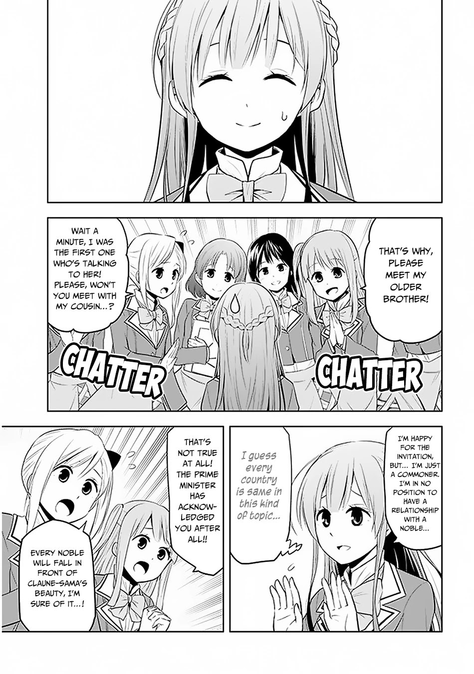 Maseki Gurume: Mamono no Chikara o Tabeta Ore wa Saikyou! Chapter 13 page 24 - Chapter 13: Bustling School Life