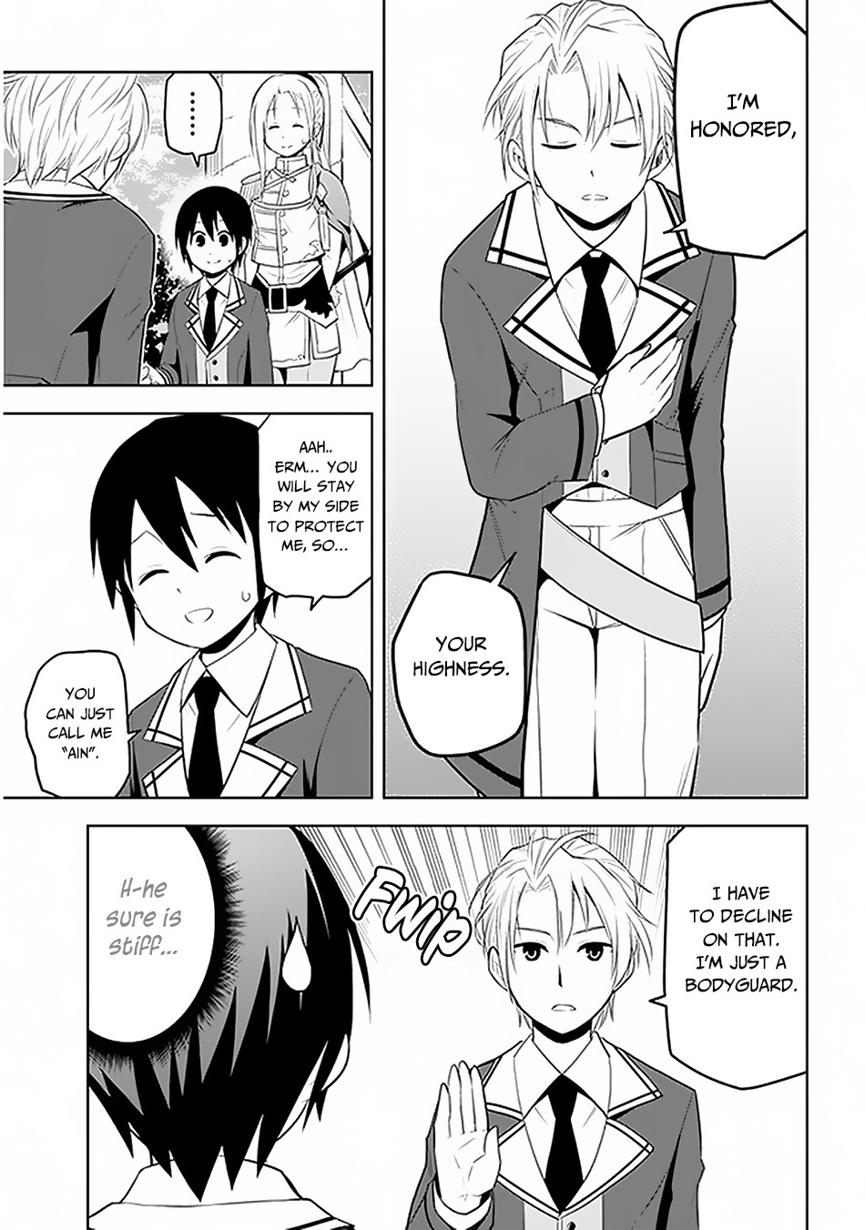 Maseki Gurume: Mamono no Chikara o Tabeta Ore wa Saikyou! Chapter 13 page 6 - Chapter 13: Bustling School Life