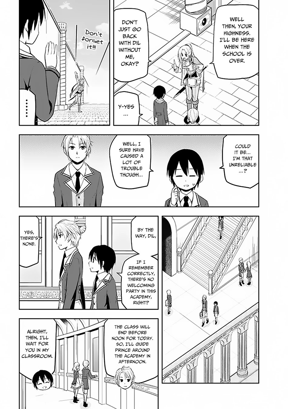 Maseki Gurume: Mamono no Chikara o Tabeta Ore wa Saikyou! Chapter 13 page 7 - Chapter 13: Bustling School Life