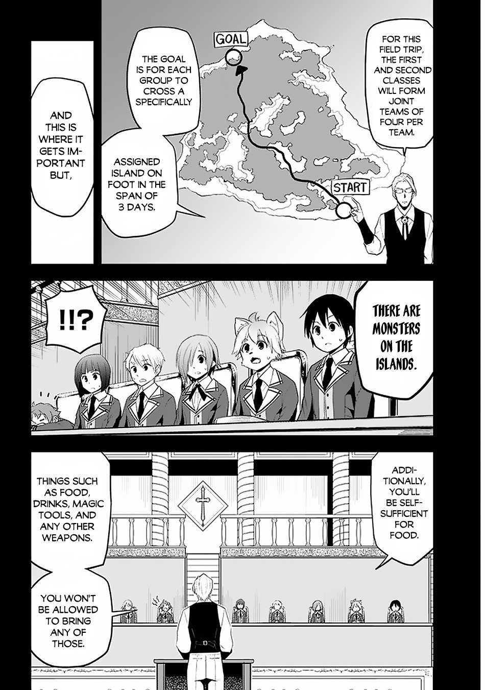 Maseki Gurume: Mamono no Chikara o Tabeta Ore wa Saikyou! Chapter 19 page 5 - Chapter 19: The Royal Kingsland Academy's Field Trip