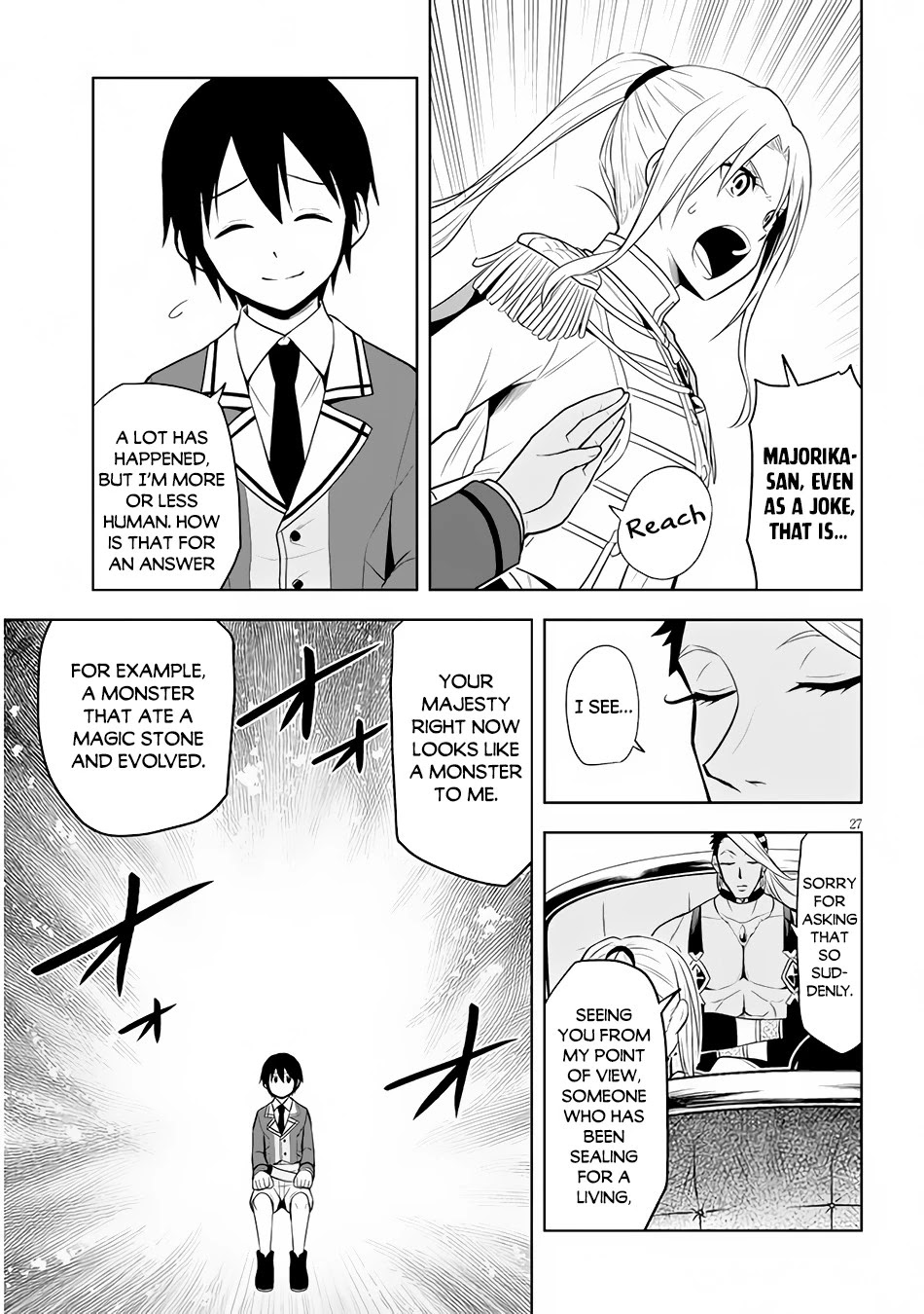 Maseki Gurume: Mamono no Chikara o Tabeta Ore wa Saikyou! Chapter 29 page 28 - Chapter 29: Becoming a Monster and Preparations for a Journey