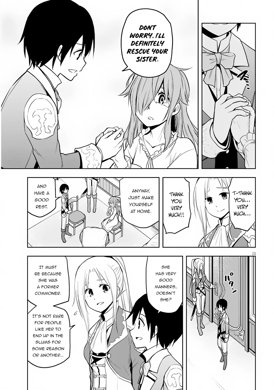 Maseki Gurume: Mamono no Chikara o Tabeta Ore wa Saikyou! Chapter 32 page 16 - Chapter 32: The Girl in the Alley