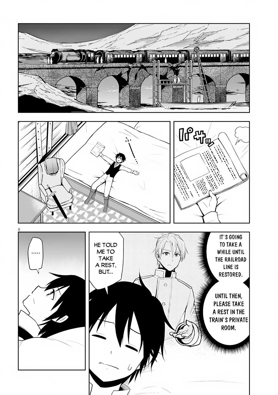 Maseki Gurume: Mamono no Chikara o Tabeta Ore wa Saikyou! Chapter 36 page 9 - Chapter 36: The End of a Trip and a Promise
