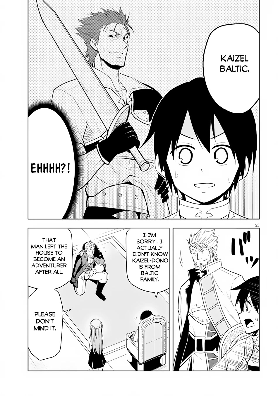 Maseki Gurume: Mamono no Chikara o Tabeta Ore wa Saikyou! Chapter 38 page 25 - Chapter 38: Adventurer's Town, Baltic