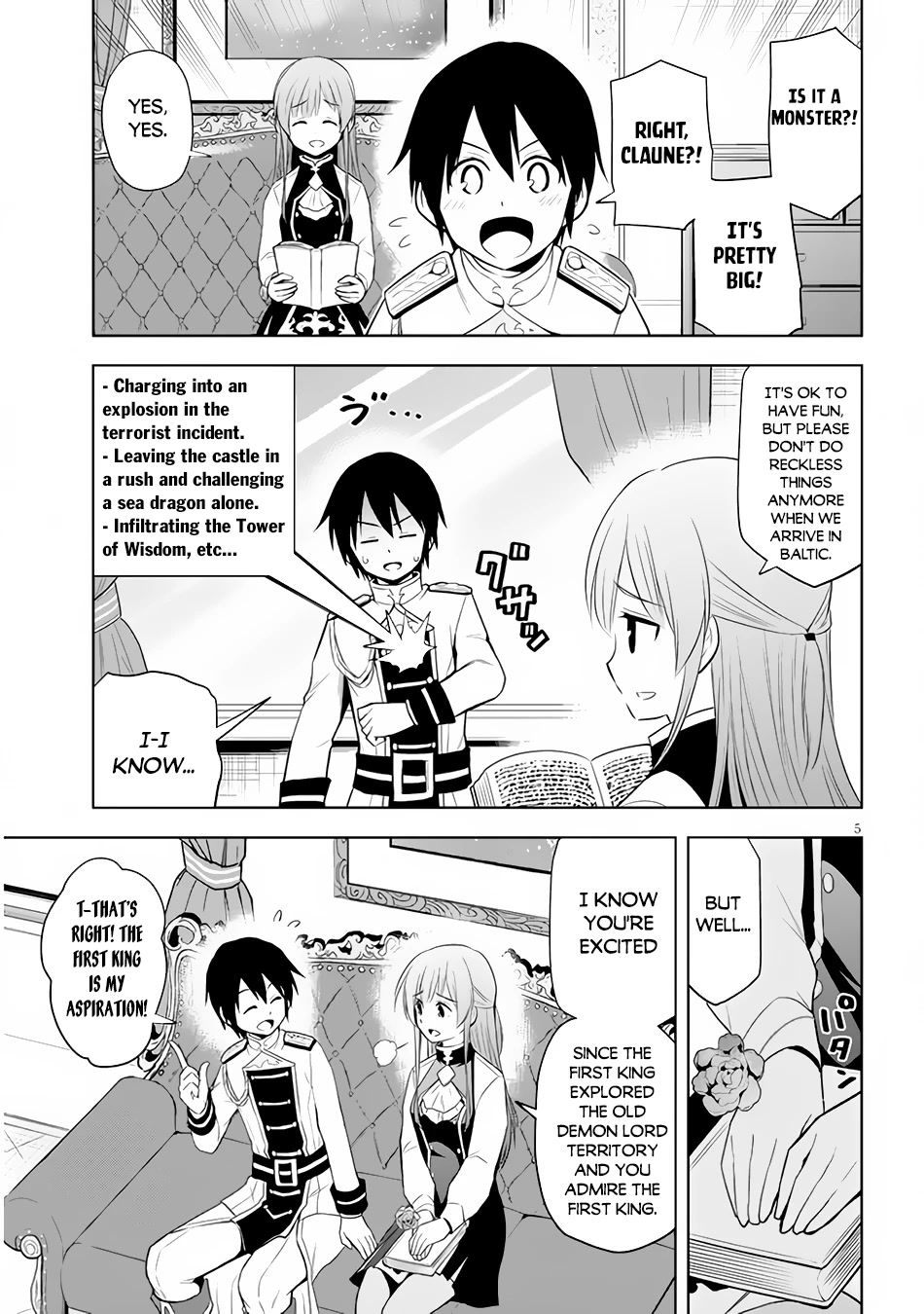 Maseki Gurume: Mamono no Chikara o Tabeta Ore wa Saikyou! Chapter 38 page 6 - Chapter 38: Adventurer's Town, Baltic