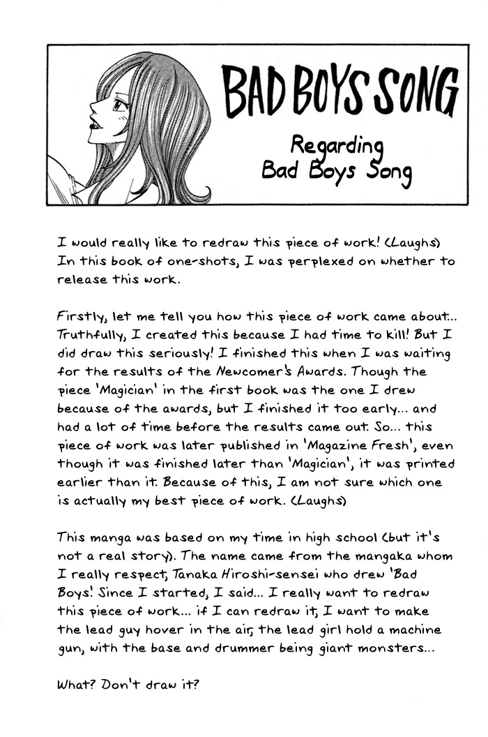 Mashima-en Chapter 5 page 56 - Chapter 5: Bad Boys Song