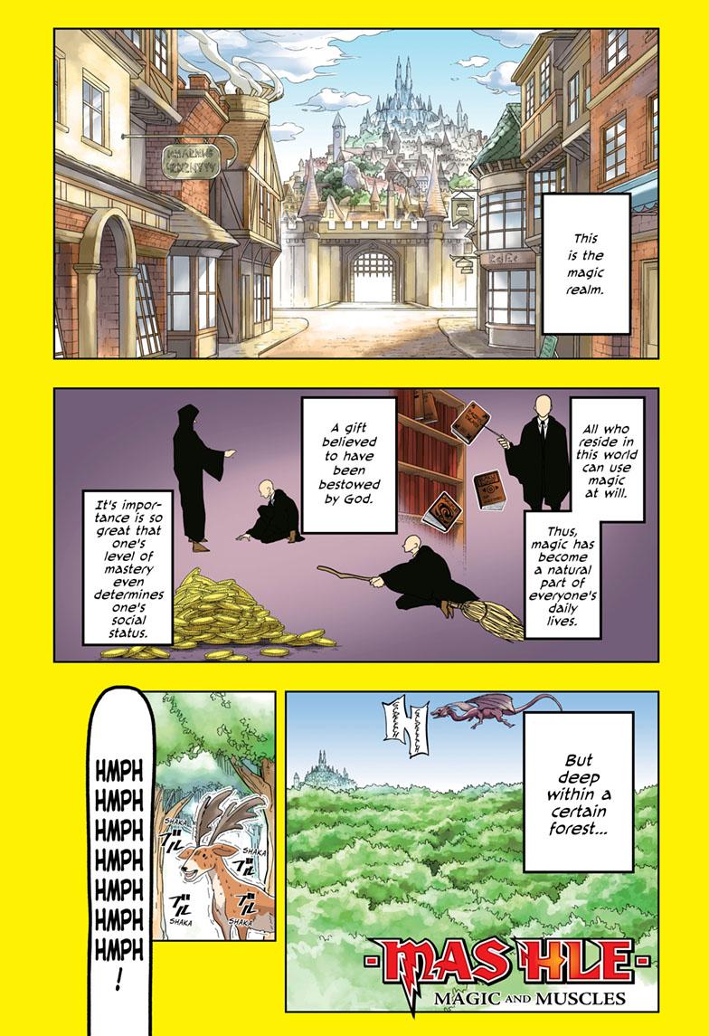 Mashle Chapter 1 page 2 - Chapter 1