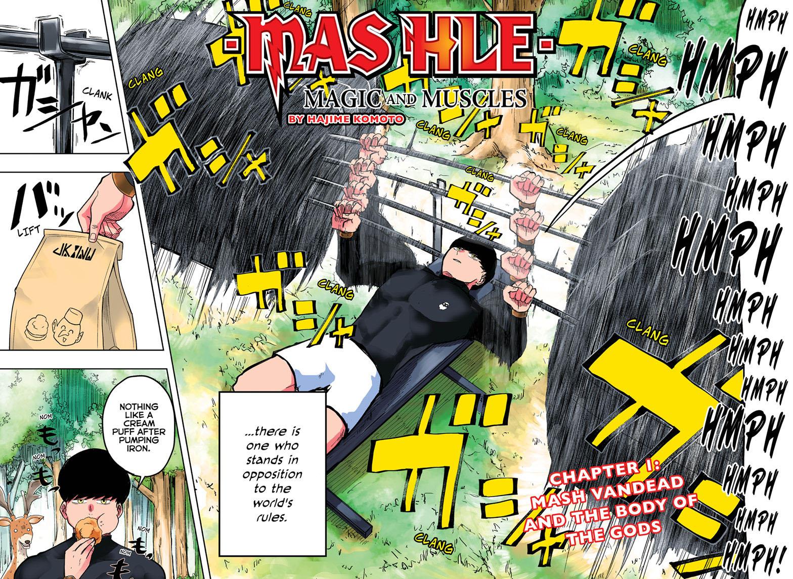 Mashle Chapter 1 page 3 - Chapter 1