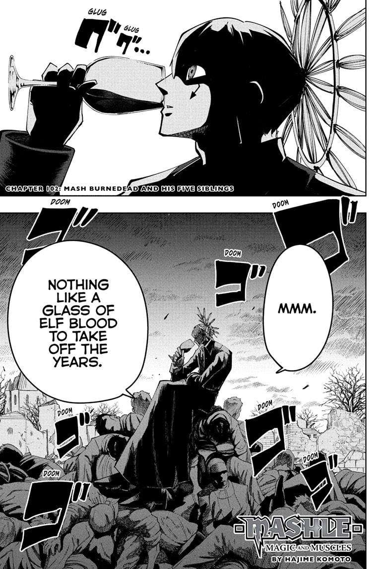 Mashle Chapter 102 page 1 - Chapter 102