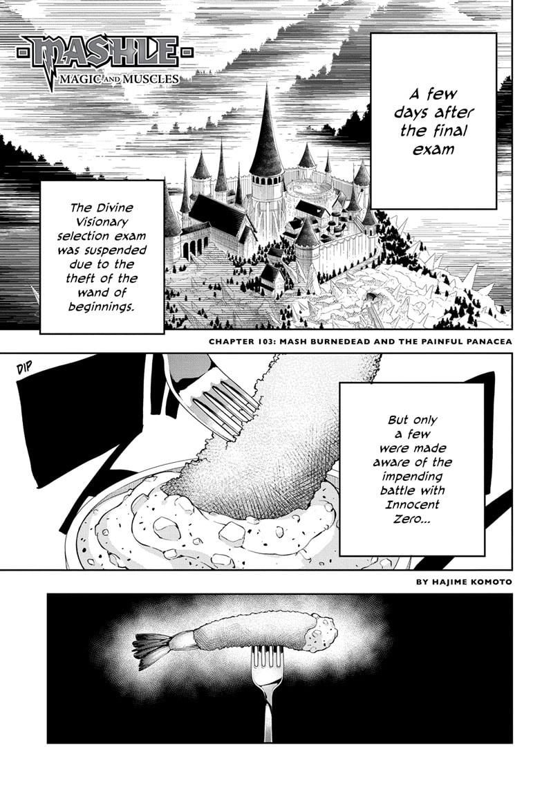 Mashle Chapter 103 page 1 - Chapter 103