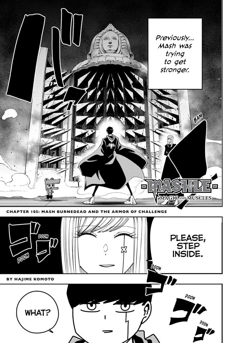 Mashle Chapter 105 page 1 - Chapter 105