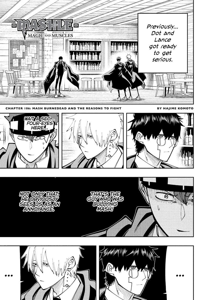 Mashle Chapter 106 page 1 - Chapter 106