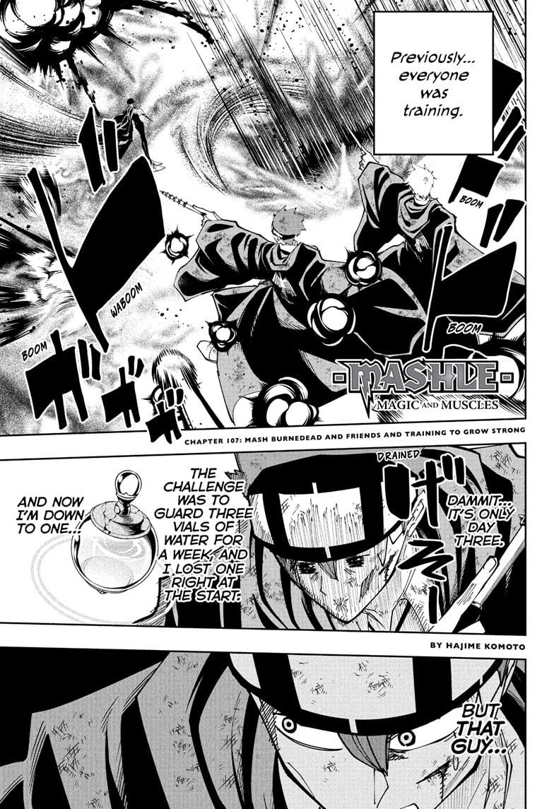Mashle Chapter 107 page 1 - Chapter 107