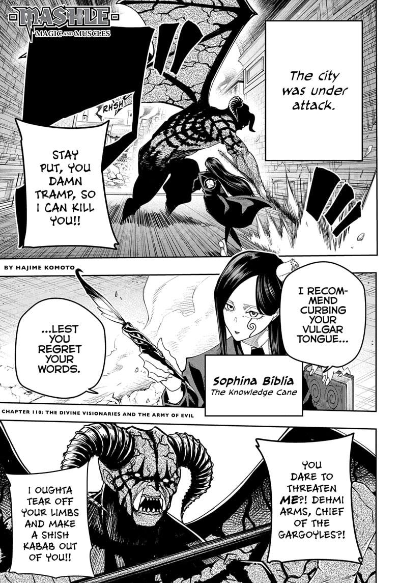 Mashle Chapter 110 page 1 - Chapter 110