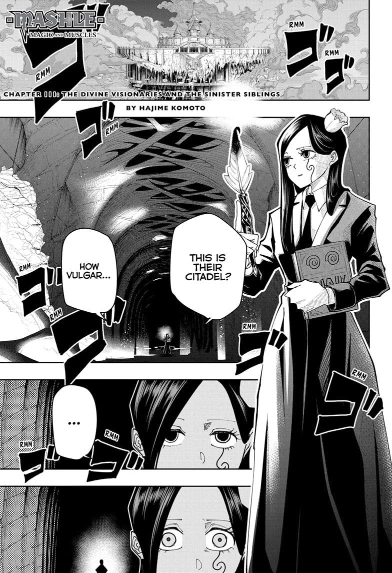 Mashle Chapter 111 page 1 - Chapter 111