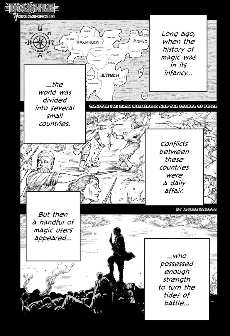 Mashle Chapter 112 page 1 - Chapter 112