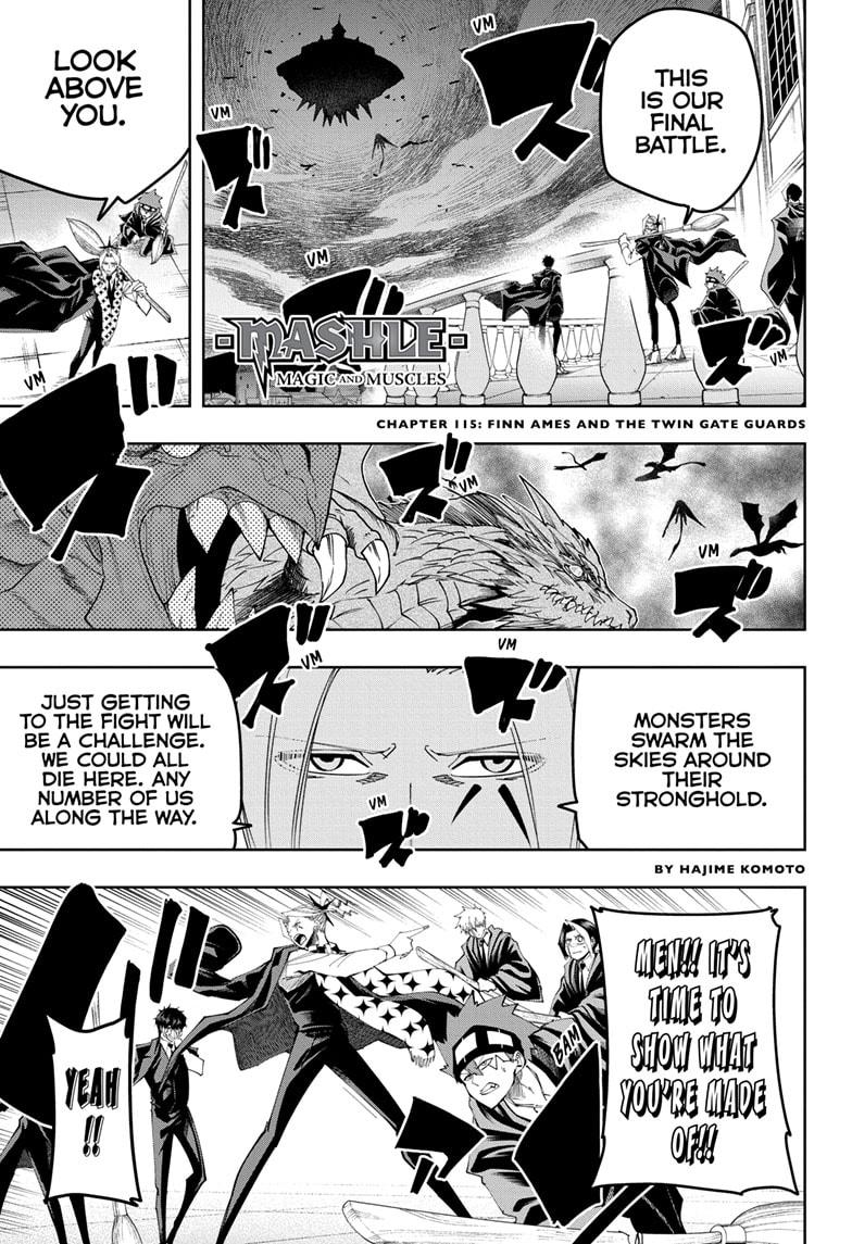Mashle Chapter 115 page 1 - Chapter 115
